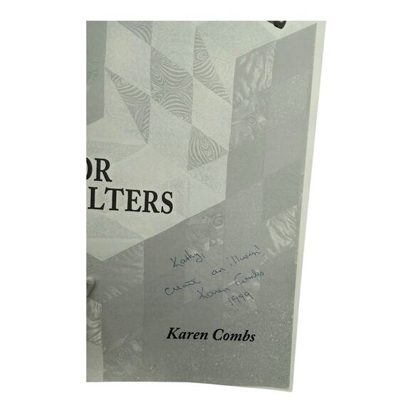 Optical Illusions for Quilters by Karen Combs 1977 Signed Copy - Picture 4 of 8